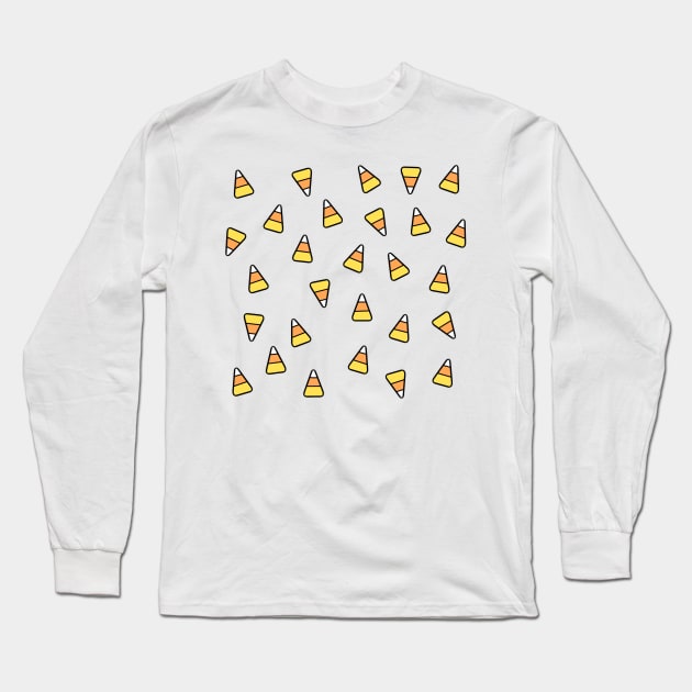 Candy Corn Long Sleeve T-Shirt by artoraverage